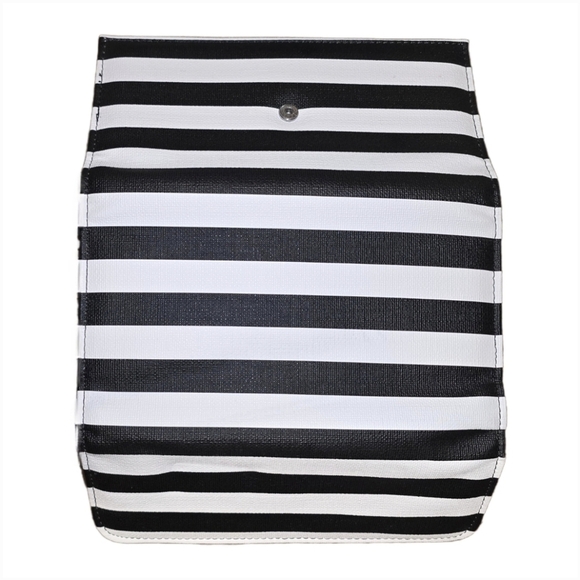 Kut from the Kloth Black and White Striped Tri-Fold Wallet - Picture 5 of 6